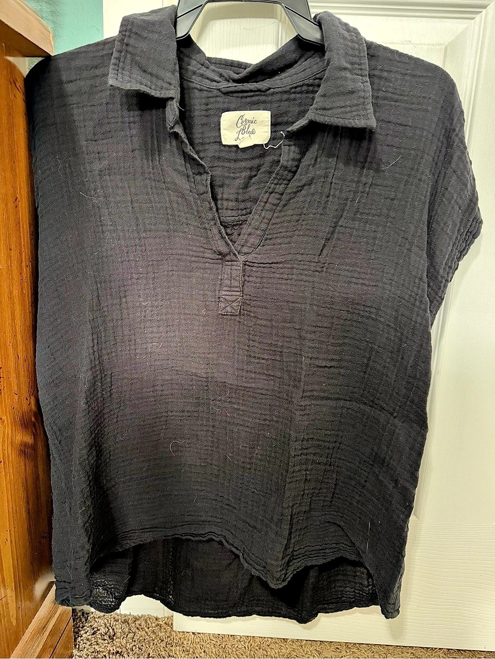 Cosmic Love Black Tunic Size XL